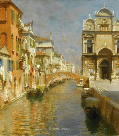 威尼斯水乡画（威尼斯水乡图片）